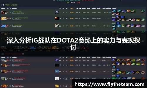 深入分析IG战队在DOTA2赛场上的实力与表现探讨